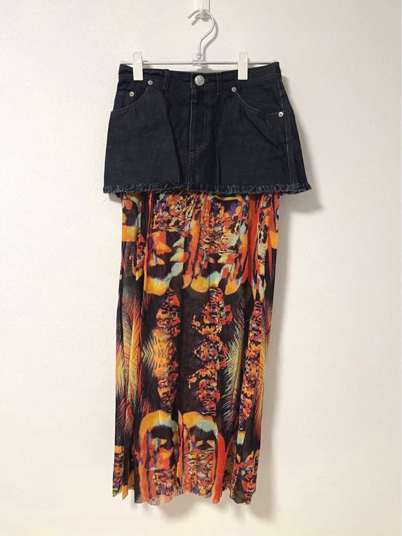 ジャンポールゴルチエ　jeanpaul gaultier デニムスカート