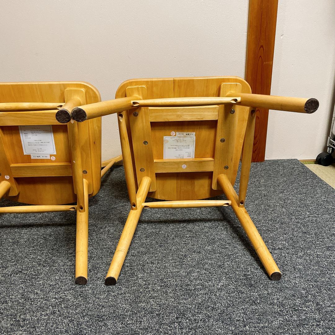 極美品　三栄コーポレーション ウィンザーチェア 3脚セット ナチュラル