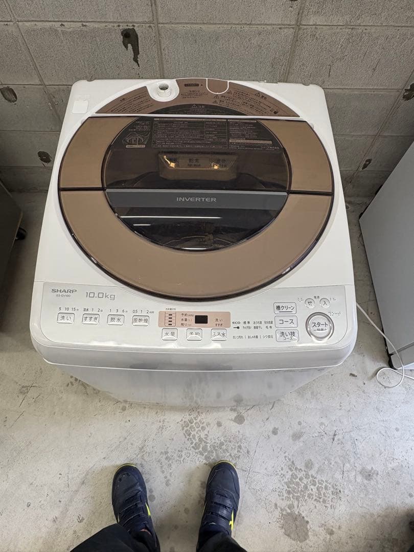 無料配送設置込 SHARP 2020年 10キロ 洗濯機 分解洗浄商品 大容量