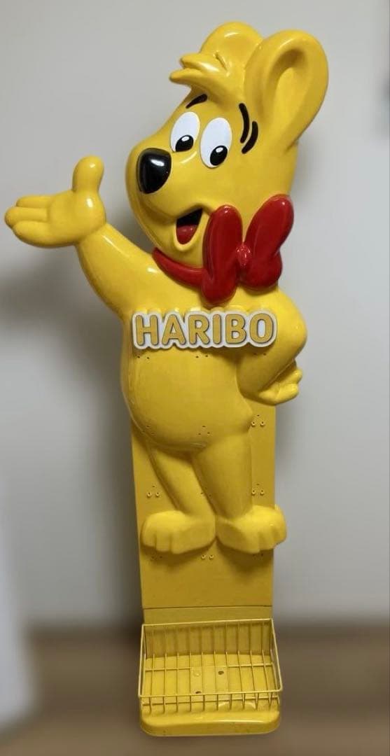 【非売品】HARIBO ハリボー ゴールドベア 立体店頭用スタンド ディスプレイ