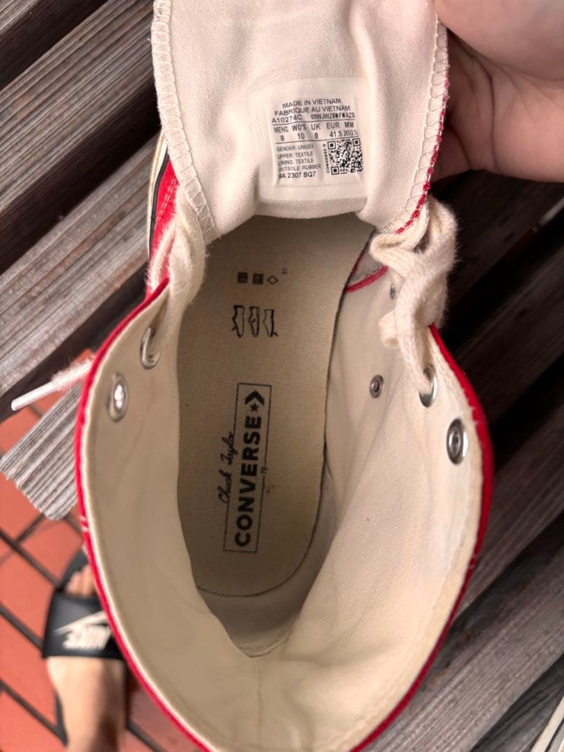 最終値下げ！CONVERSE CT70 26.5cm チャックテイラー レッド