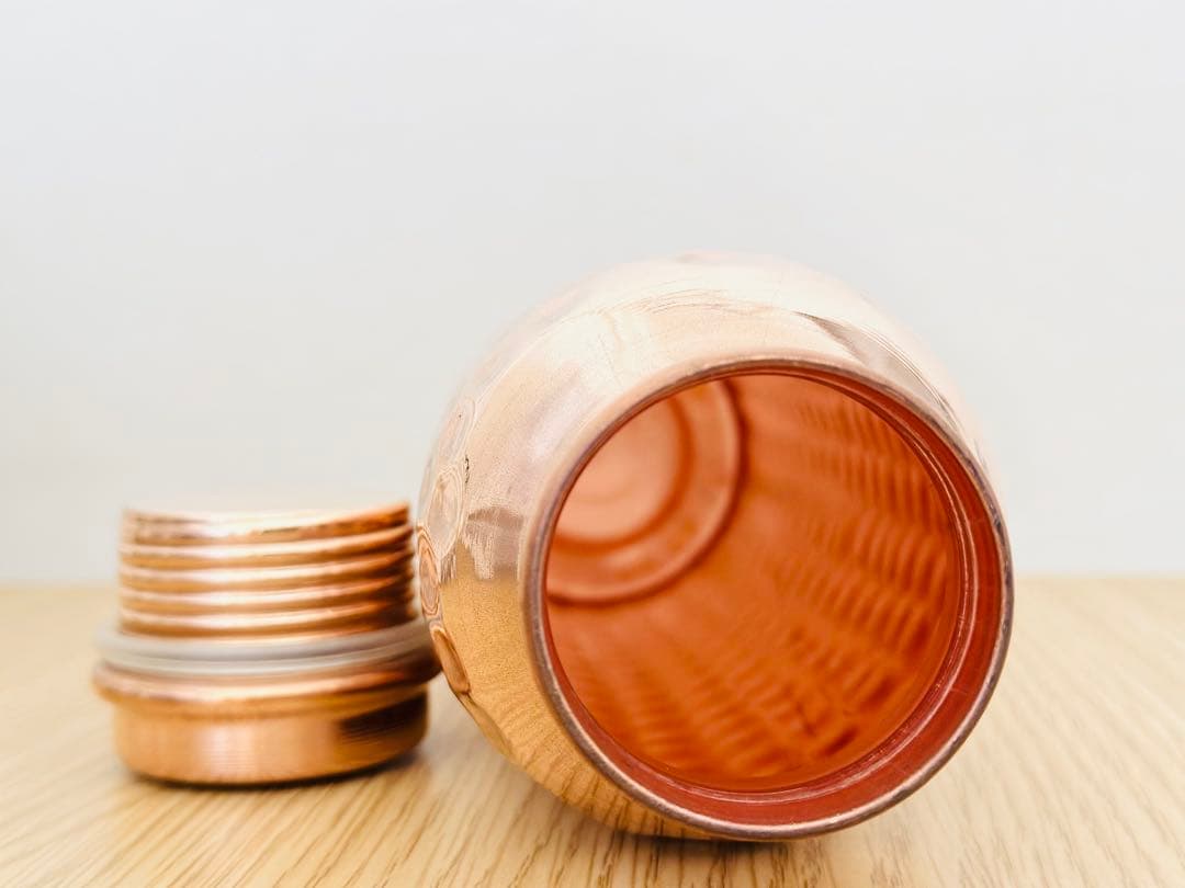 カシミヤ マフラーとカップ2個と銅製水筒1個　まとめセット