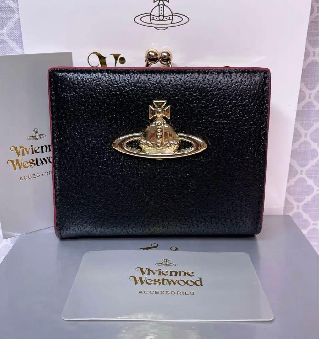 【最新☆ショッパー付】高級感 ヴィヴィアン・ウエストウッド 折財布