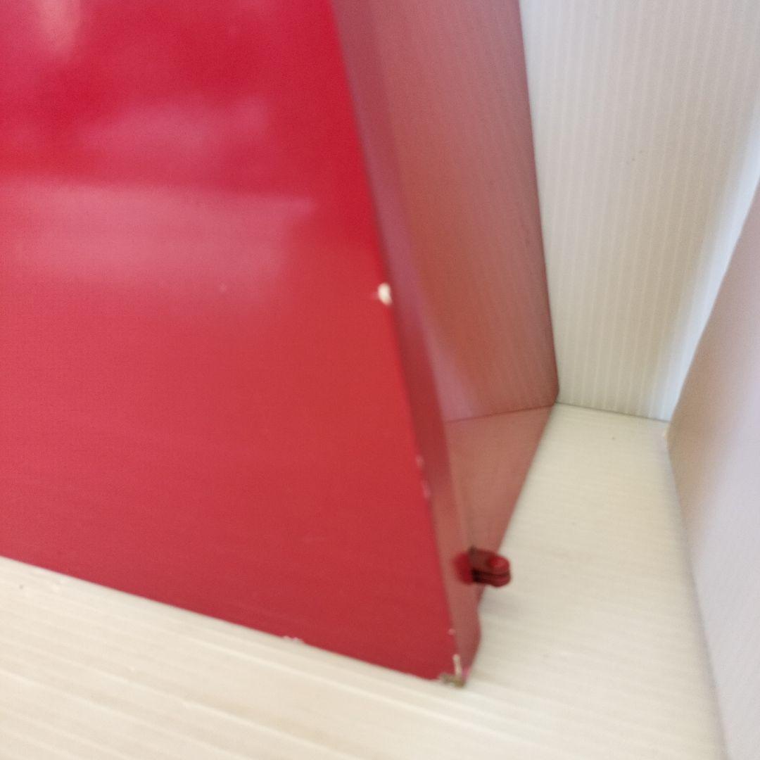 北欧IKEA PS 1995 鍵穴型 掛時計 置時計 収納有赤レッド