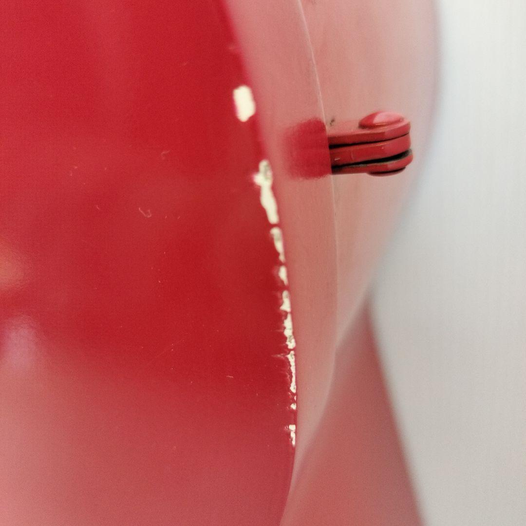 北欧IKEA PS 1995 鍵穴型 掛時計 置時計 収納有赤レッド