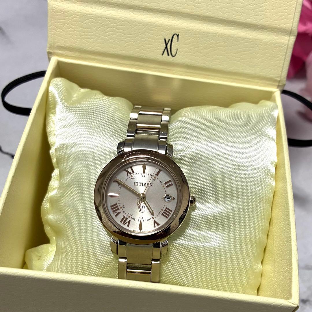 【美品】シチズン クロスシー XC ヒカリコレクション 箱付き 腕時計