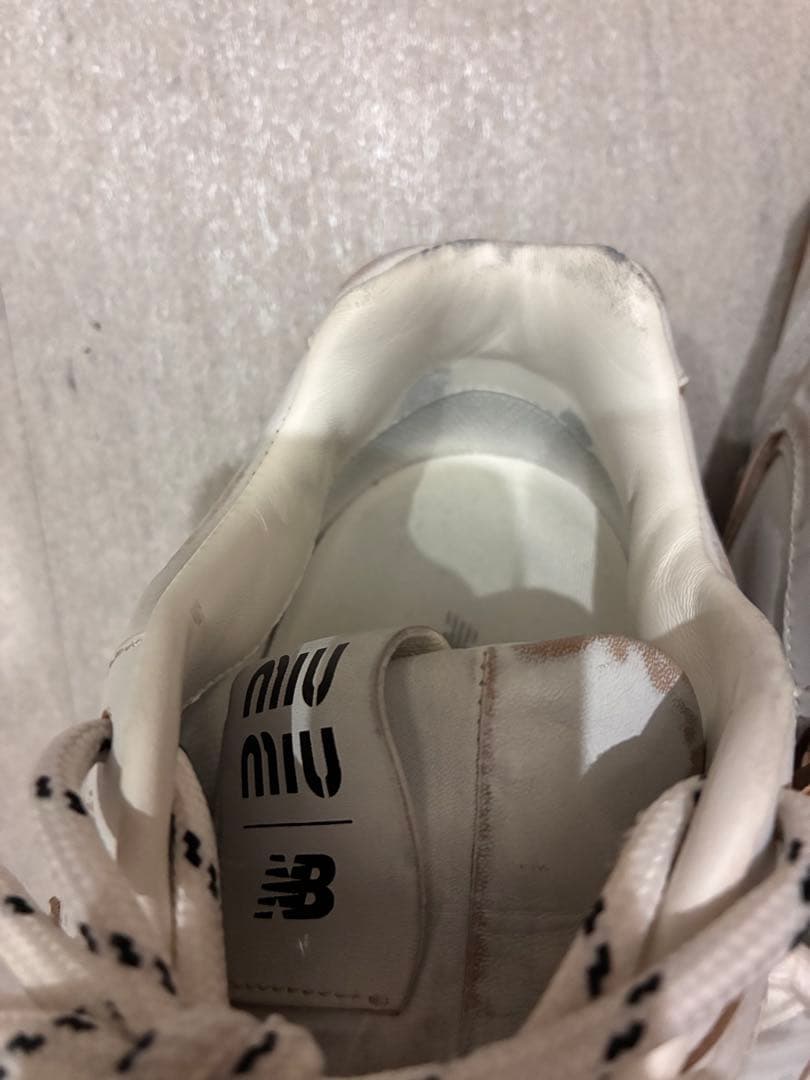 New Balance x Miu Miu 530 SL レザースニーカー 43