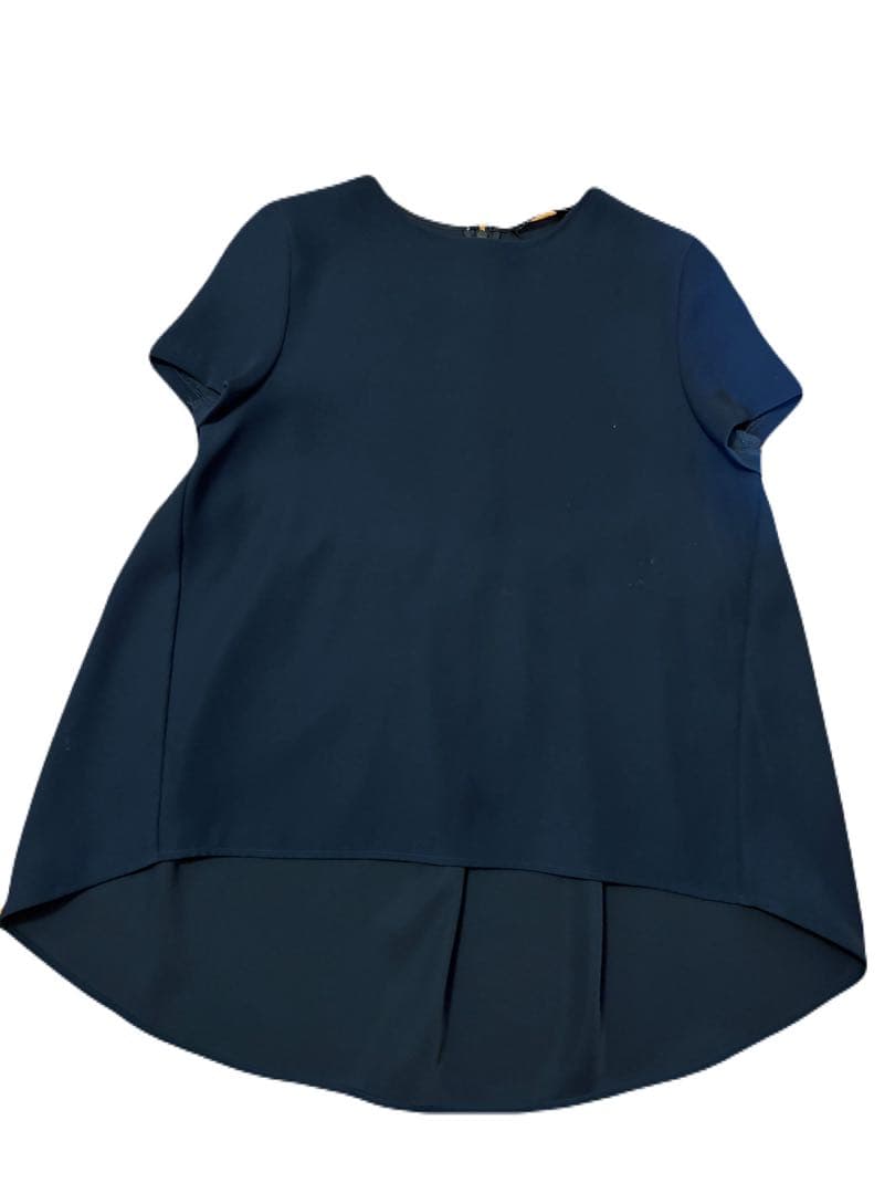 ヨーコチャン バックギャザーブラウス ネイビー 36