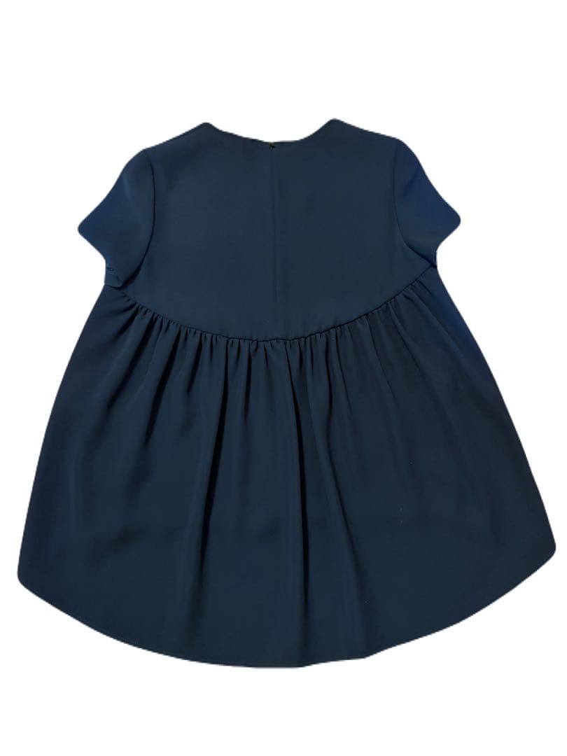 ヨーコチャン バックギャザーブラウス ネイビー 36