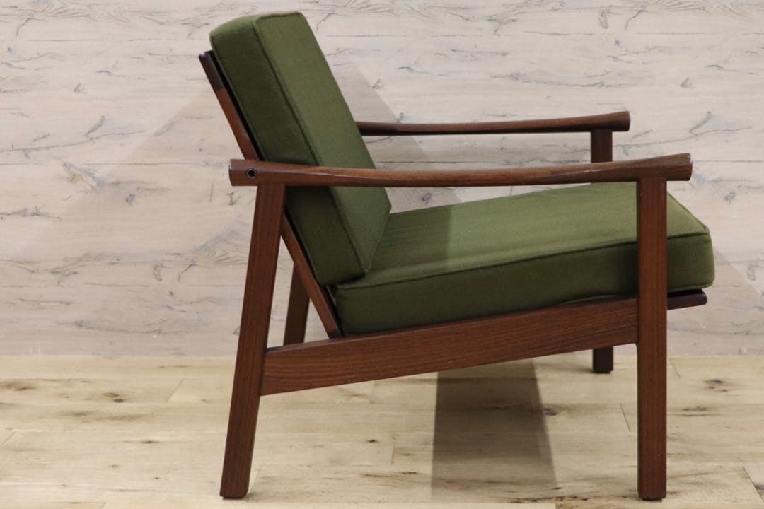 GMHS533B○オールドマルニ / maruni 孔雀 60年代 アームチェア