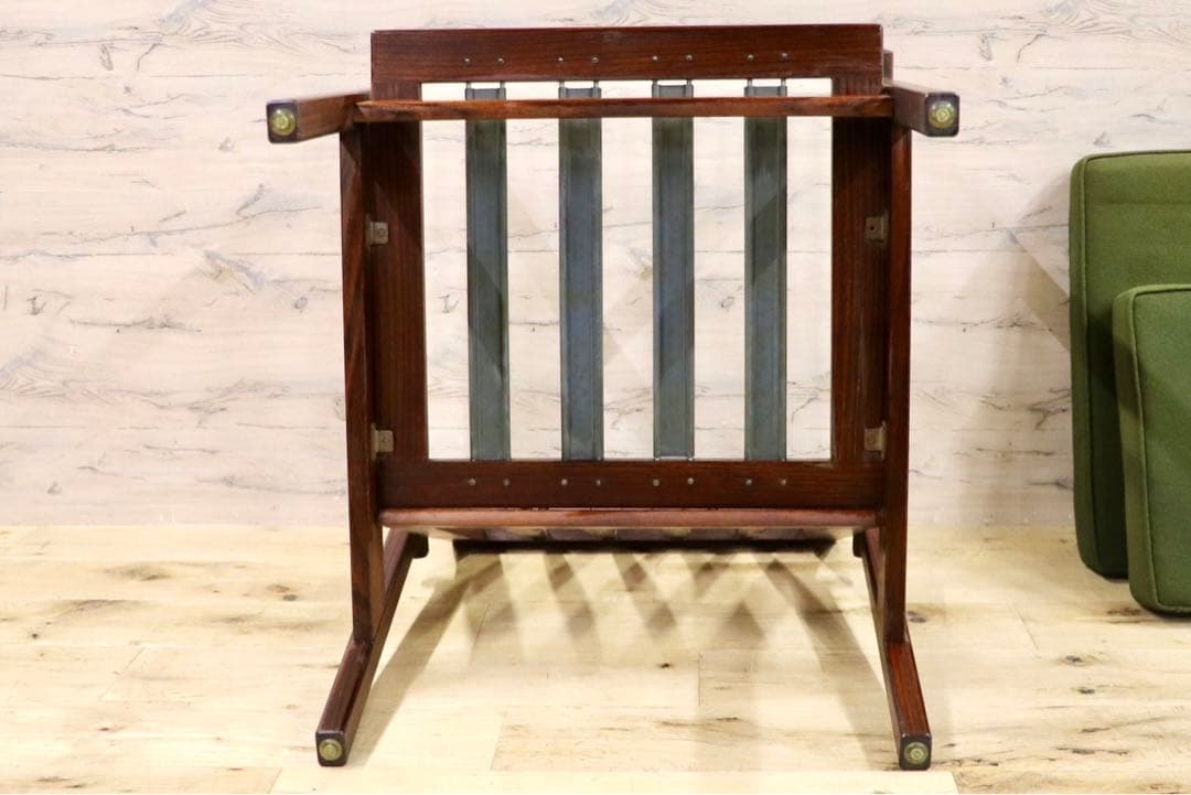 GMHS533B○オールドマルニ / maruni 孔雀 60年代 アームチェア