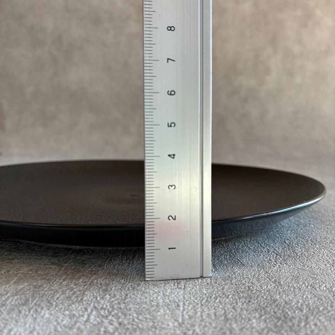 BERNARDAUDベルナルド Bulle Sable noir 皿 22cm