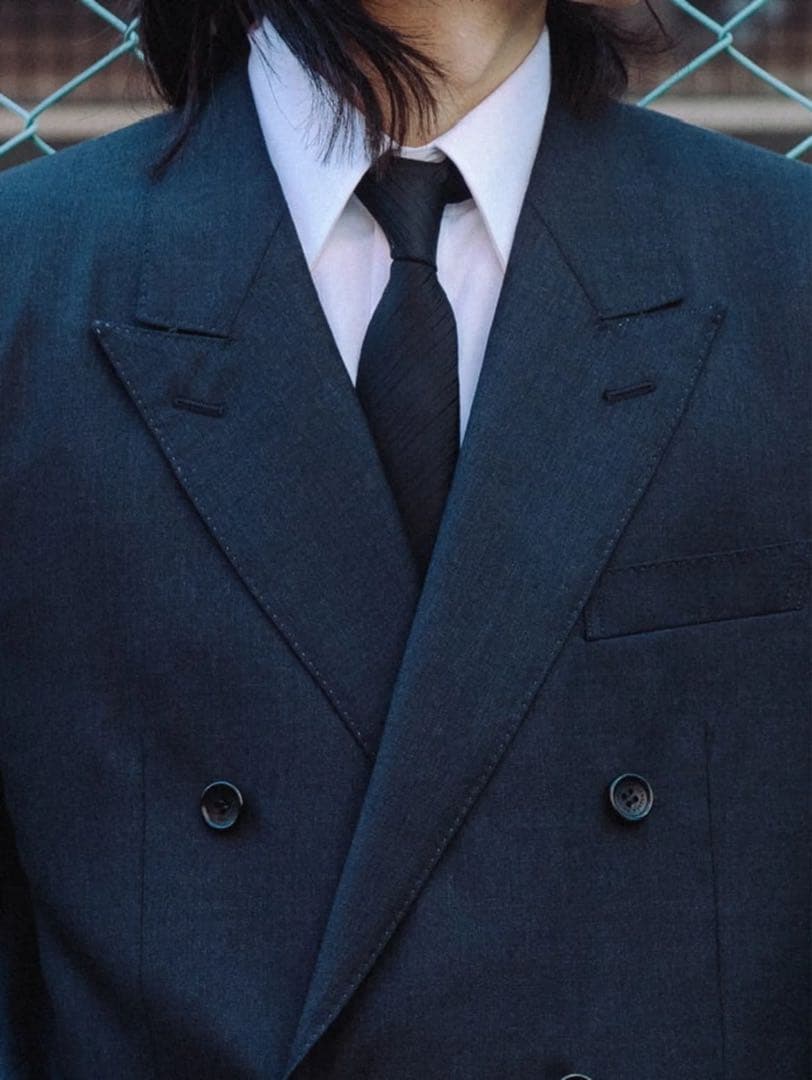 【美品】 SHADOW REGIMENTAL NECK TIE サリバン黒タイ