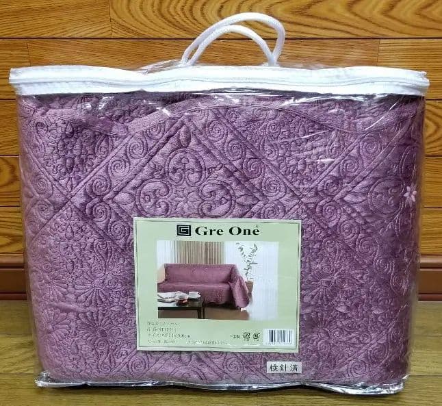 マルチクロス、ベッドスプレッド、こたつ上掛け、正方形 両面仕様リバーシブル