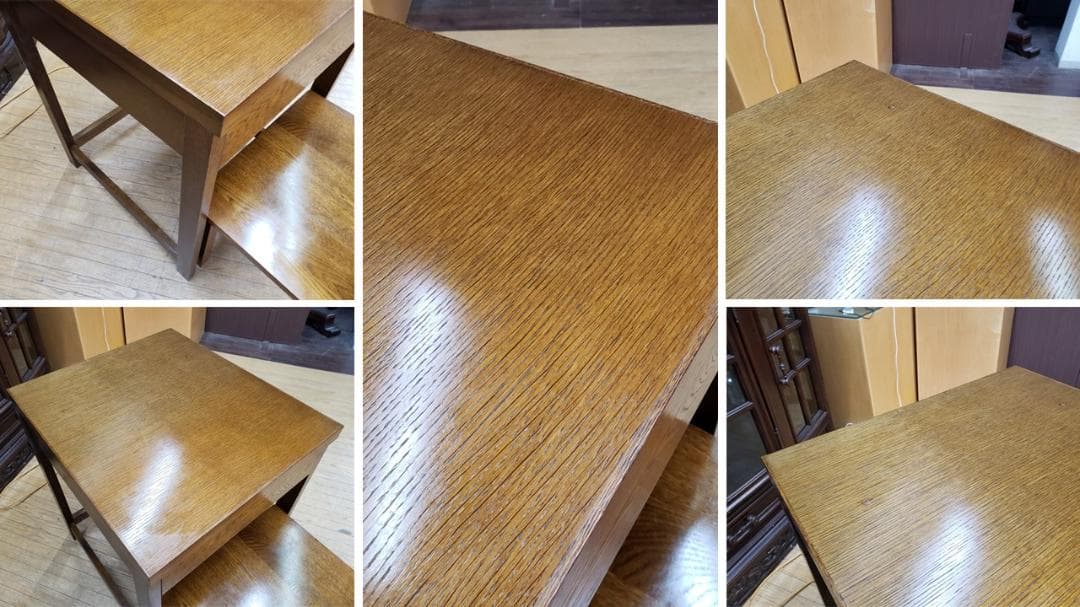 K9　リメイク品　葉山家具 引き出し付き机＆椅子