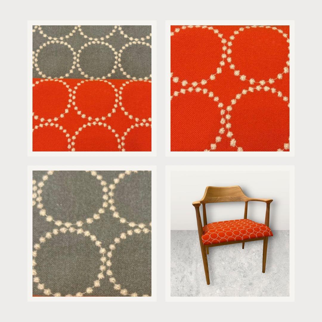 ミナペルホネン生地使用スツール　イス　椅子 オットマン　インテリア雑貨　家具