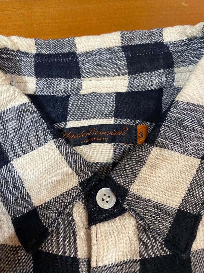 美品 UNDERCOVER アンダーカバー　ブロックチェックネルシャツ T期