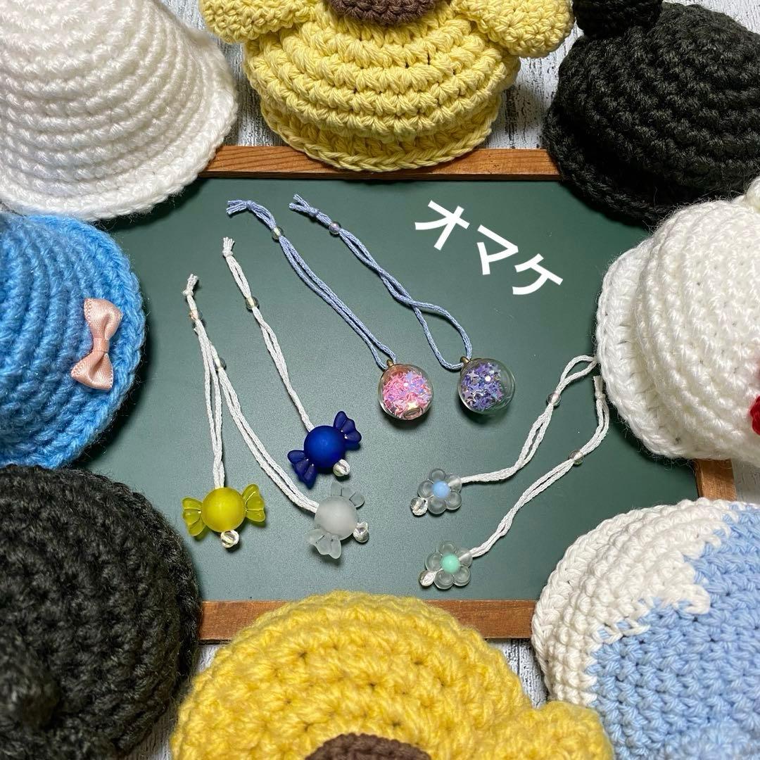 ぬい服　耳付き帽子7点