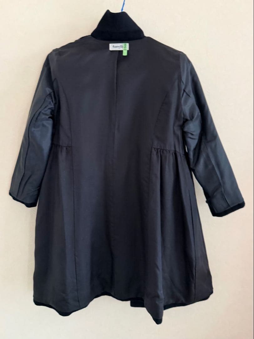 familiar⭐︎ファミリア⭐︎ネイビー ウールコート 襟付き　130㎝