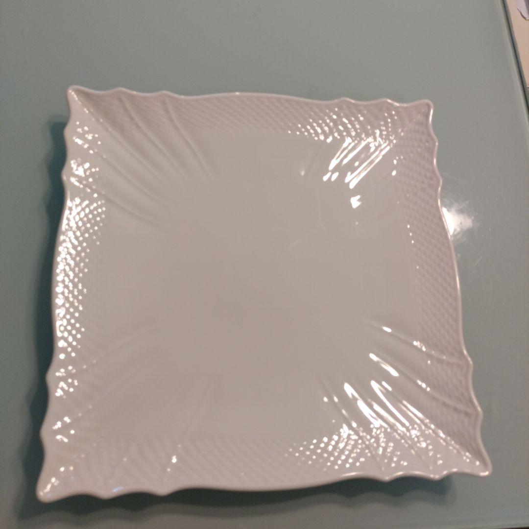 リチャードジノリ ベッキオホワイト30✖️30ホワイトスクエアプレート