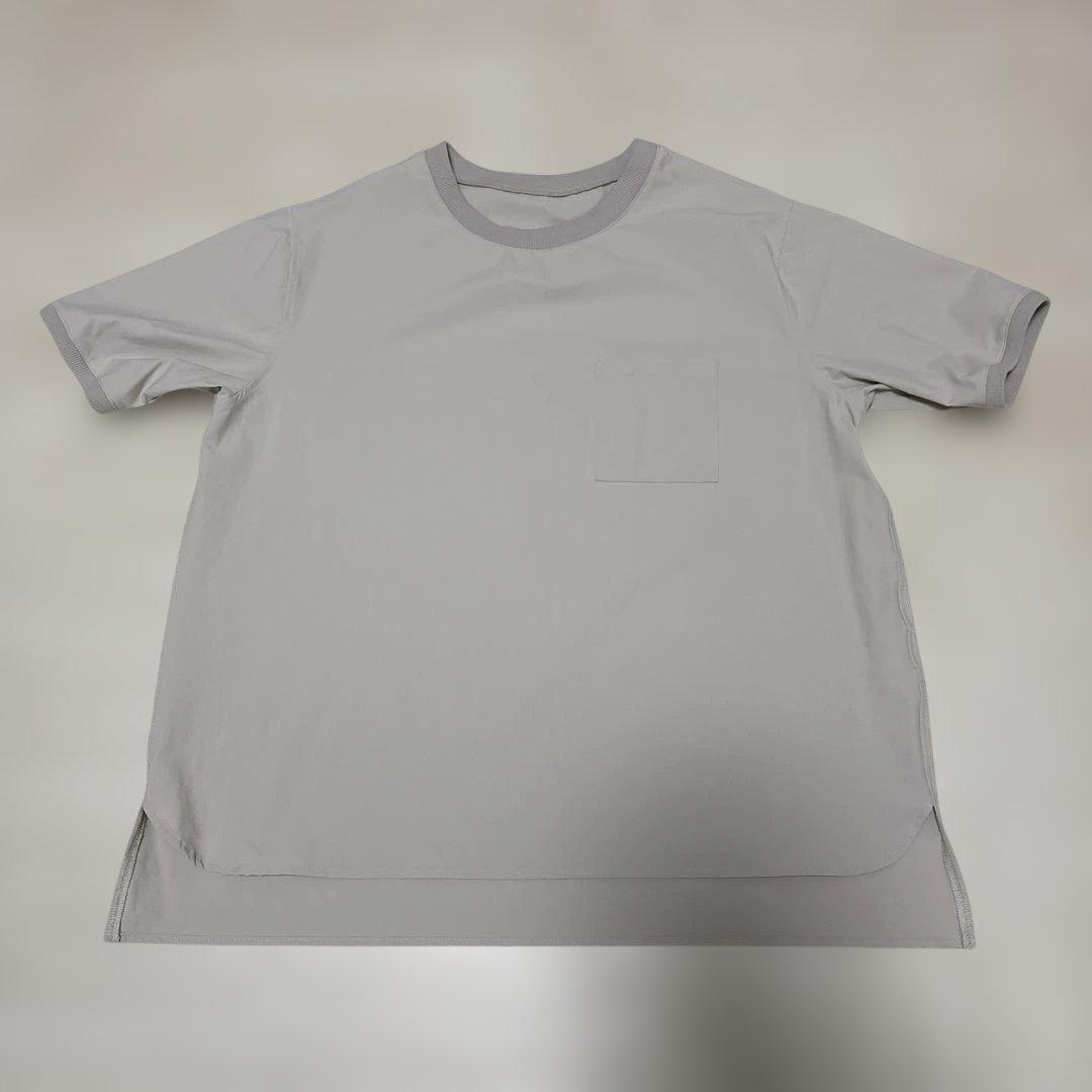 OUR our 撥水素材の半袖きれいめプルオーバー（接触冷感）