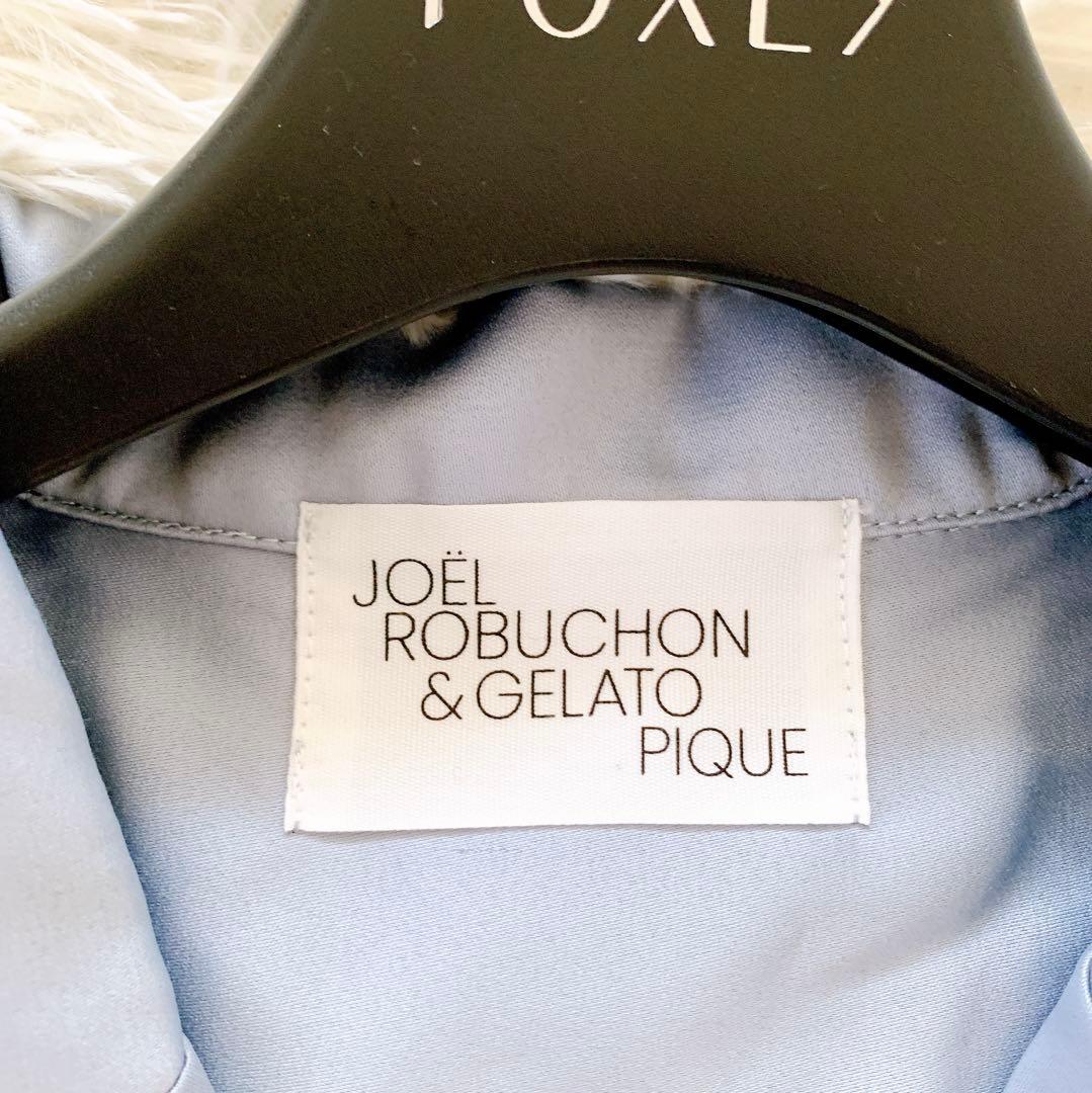 ジェラートピケ　ルームウェア　フリー　カシミヤ混　長袖　サテン　パジャマ　セット