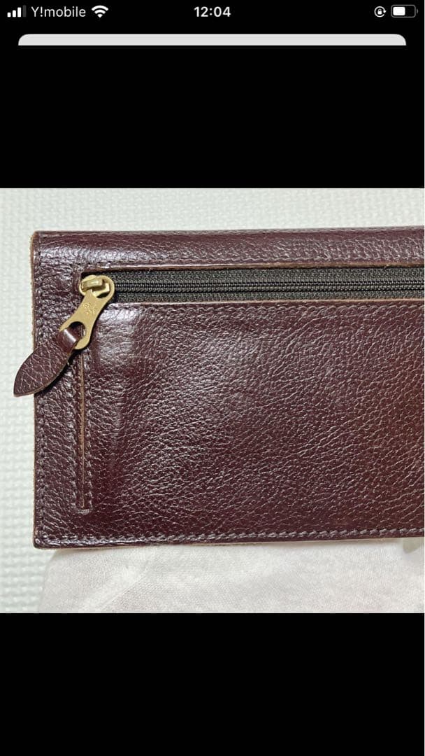 未使用　IL BISONTE イルビゾンテ　レザー長財布 チョコ　濃茶