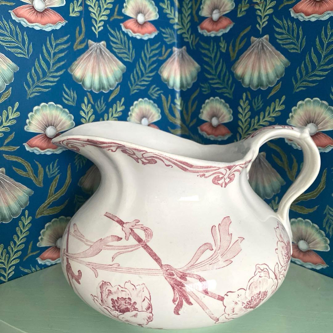 ロンウィLONGWY 深皿プレート　フランスアンティーク　アンティークプレート