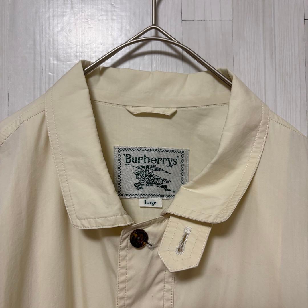 90s Burberrys スイングトップ ハリントンジャケット ホワイト 刺繍