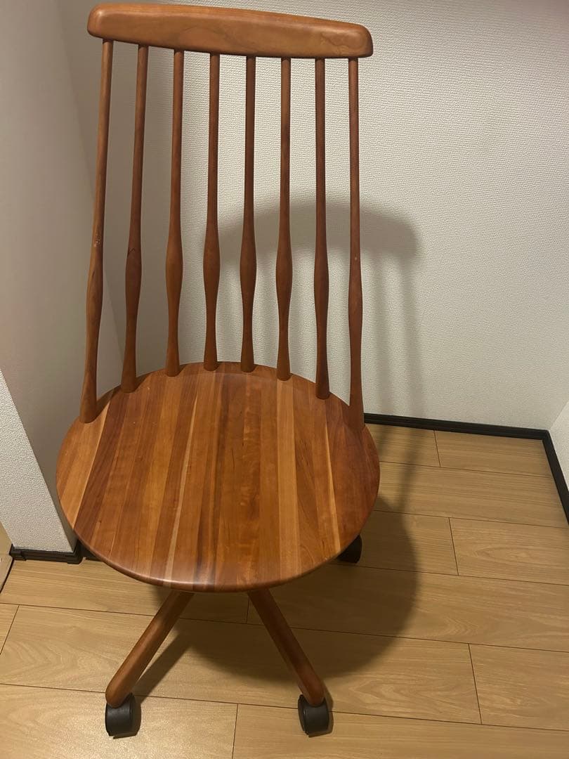 カリモク 木製 デスクチェア XF4051