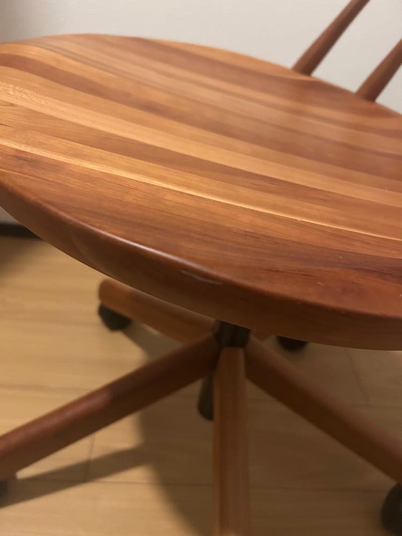 カリモク 木製 デスクチェア XF4051