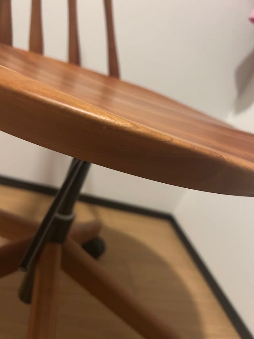 カリモク 木製 デスクチェア XF4051