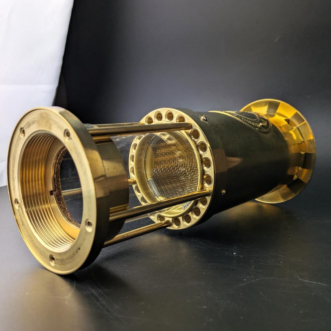 英国ウェールズ製ETW真鍮カンブリアン型マイナーズランプ 新品未使用テスト済み
