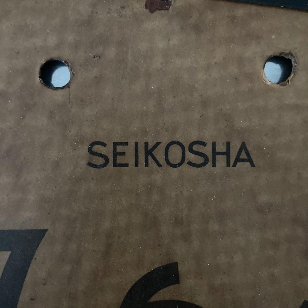 古時計 ナショナル時計にSEIKOSHA文字盤 直径41cm ヴィンテージ雑貨