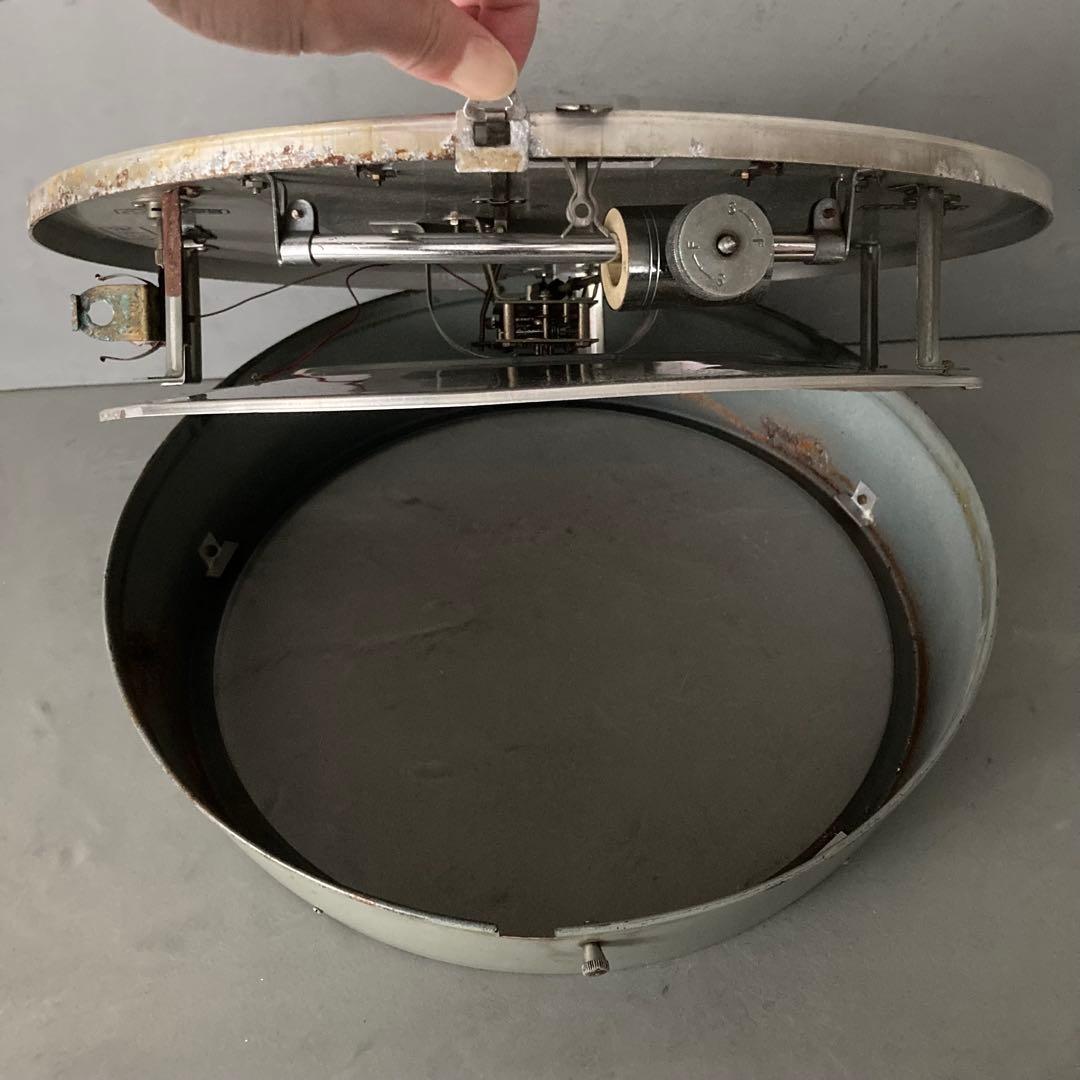 古時計 ナショナル時計にSEIKOSHA文字盤 直径41cm ヴィンテージ雑貨