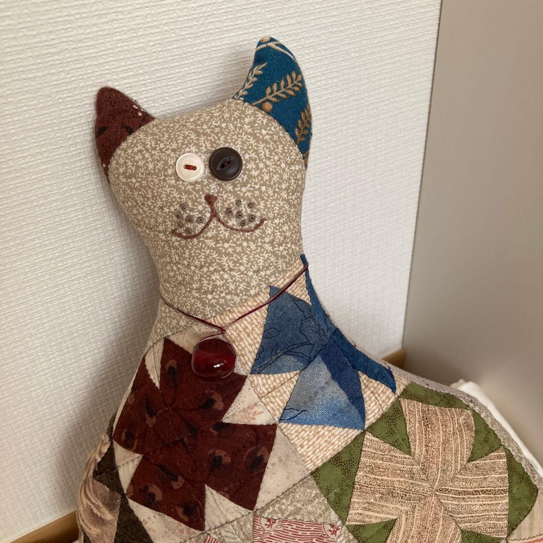 パッチワーク　ツリーとねこ