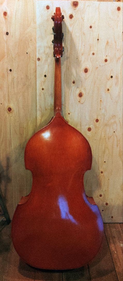 コントラバスウッドベース SUZUKI4/4サイズgold999購入はコメ下さい