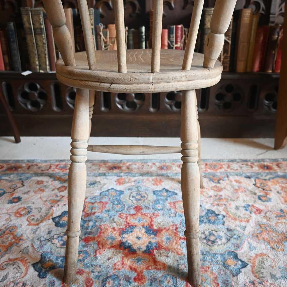 L3705-1-2 英国アンティーク アイベックスチェア キッチンチェア 剝離