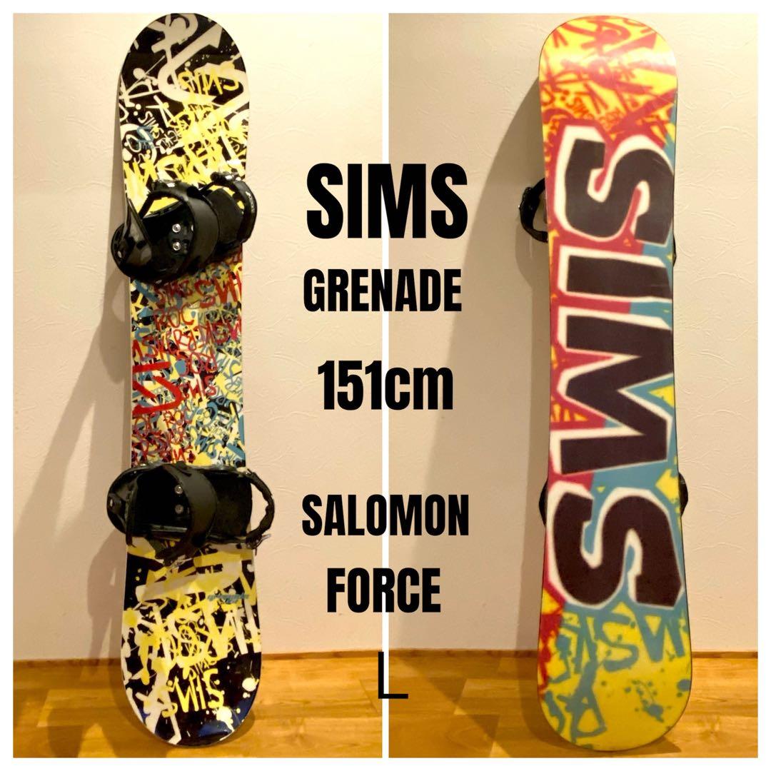 SIMS GRENADE 151cm SALOMON FORCE Lサイズ