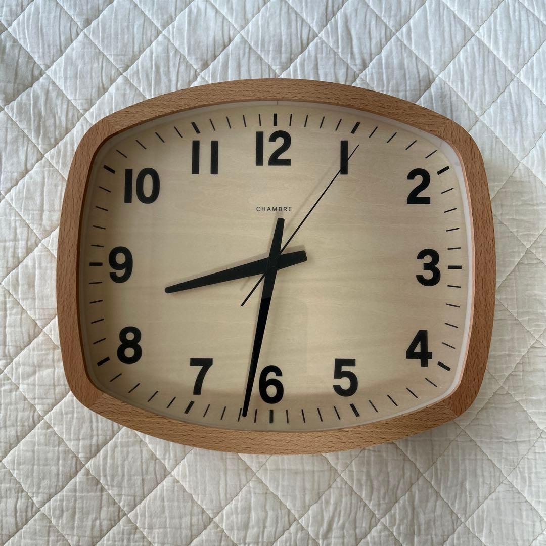 CHAMBRE オーク 掛け時計