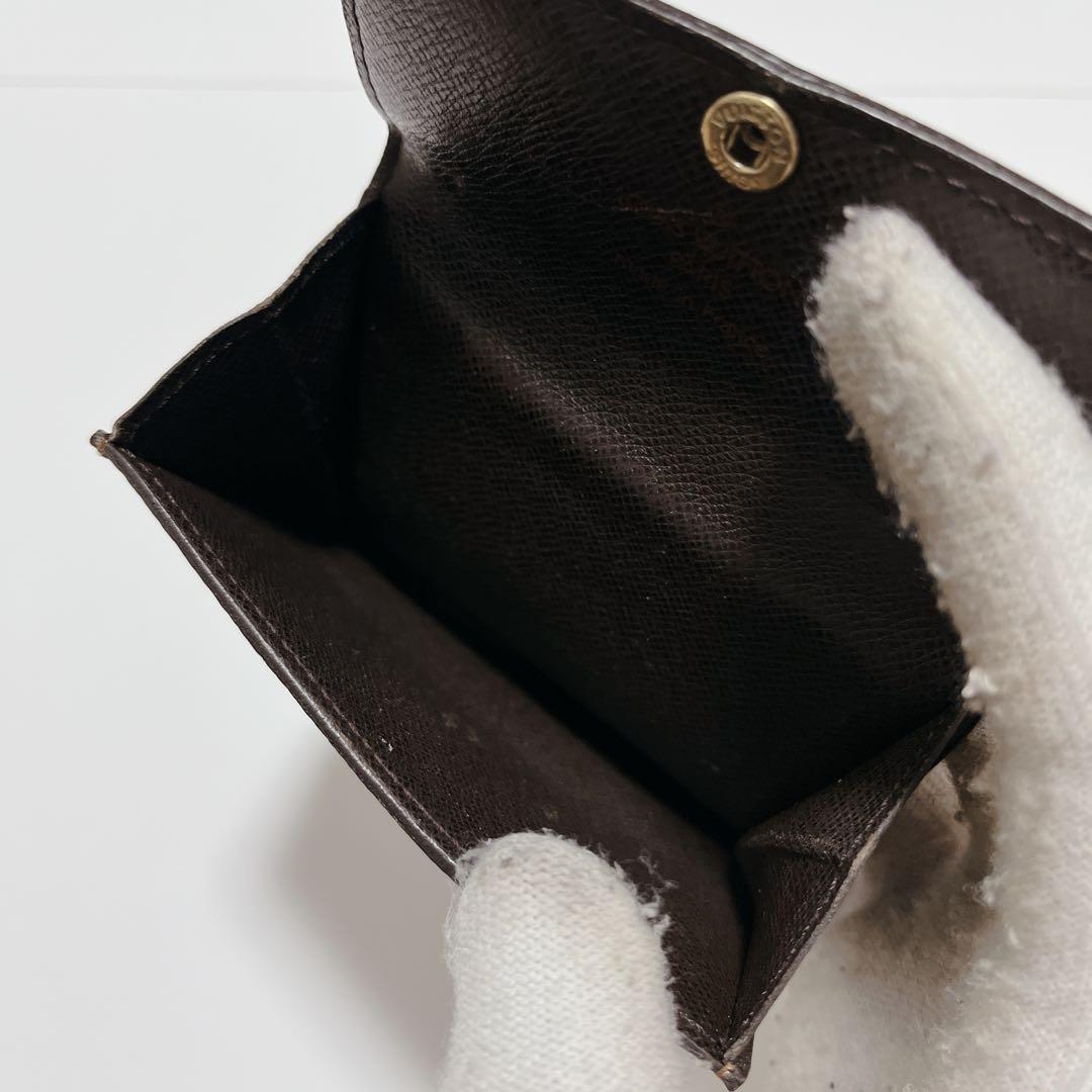 美品 ルイヴィトン ダミエ エベヌ ラドロー ケース カードケース 茶色