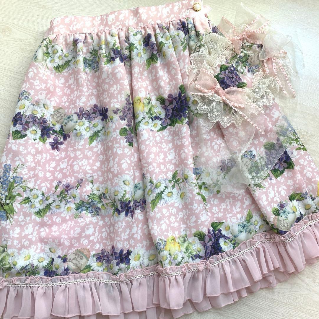 BABY,THE ／ Easter Bunny's柄スカート＆ヘッドドレスセット