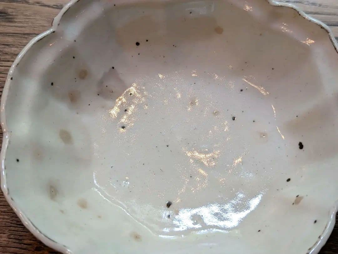 村田森作 粉引輪花鉢 6個セット