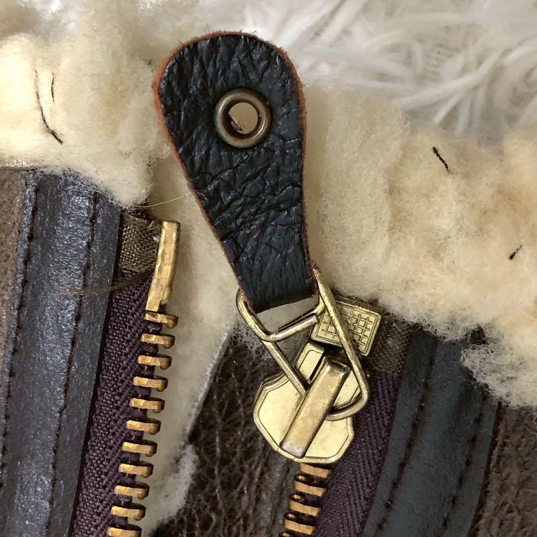 美品◎XXL/42サイズ◎AVIREX B-3 ムートンジャケット 米国製