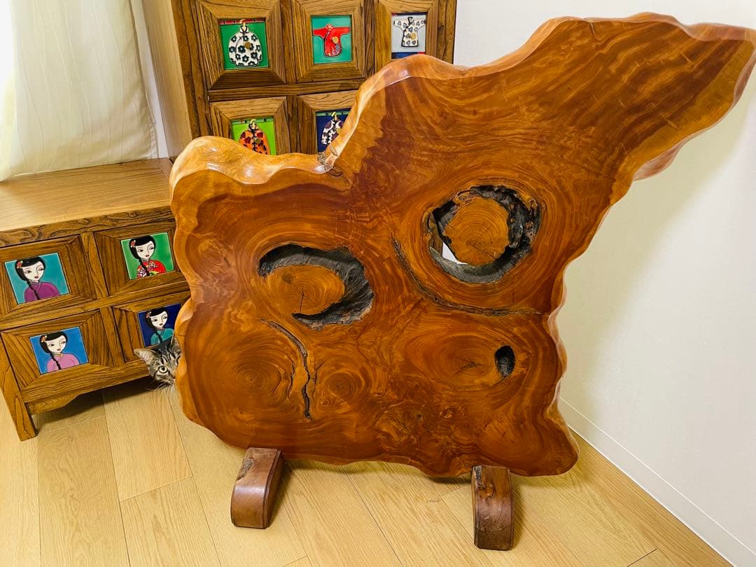 木製アート作品 約80cm