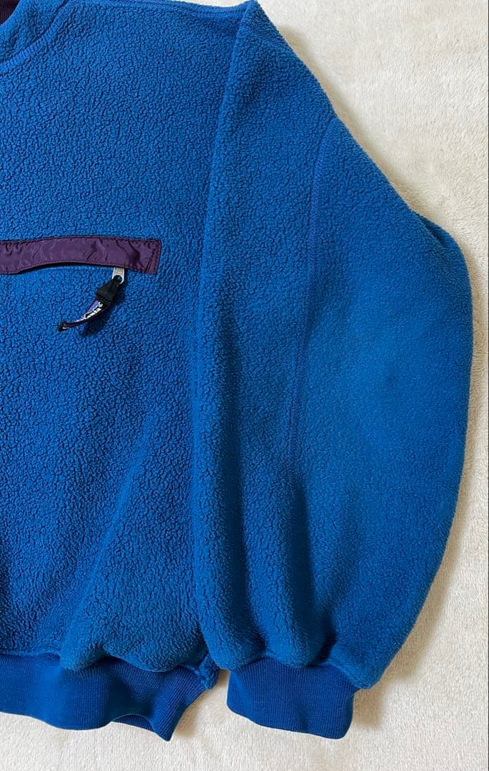 USA製 パタゴニア 90s ライトウェイトシンチラクルー プルオーバー