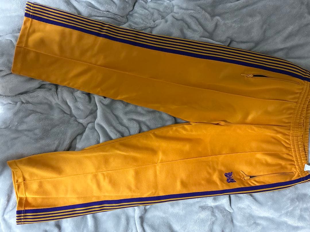 Needles マスタード トラックパンツ ストレート　M