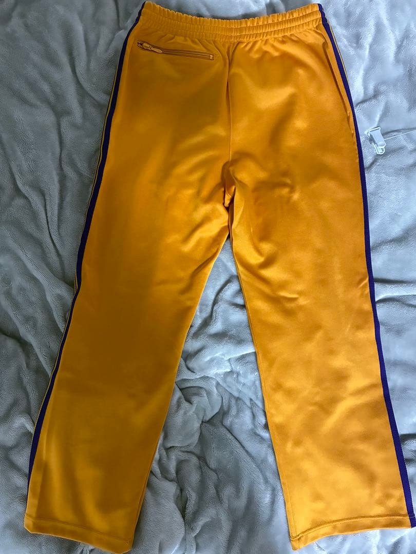 Needles マスタード トラックパンツ ストレート　M