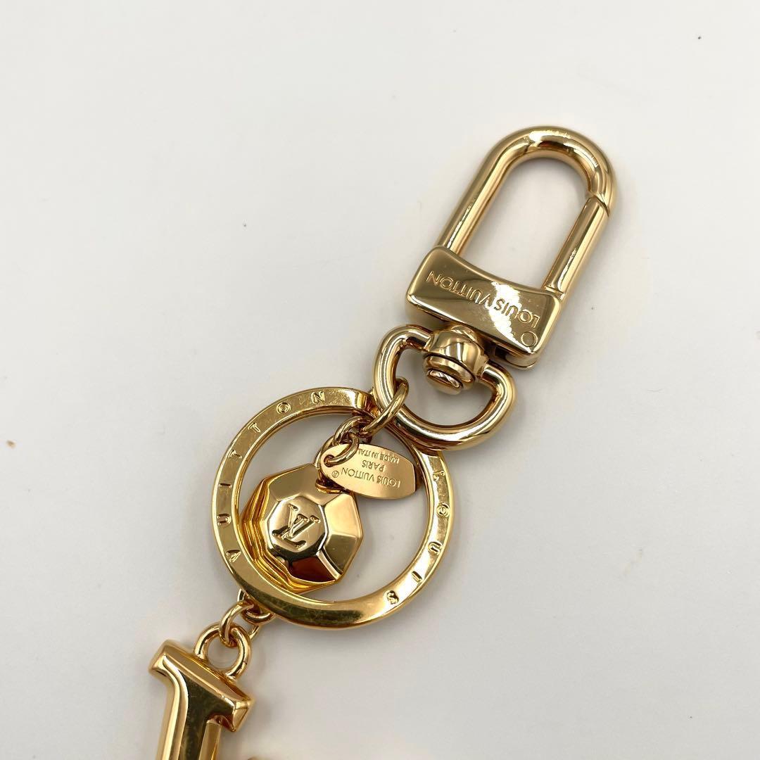 未使用級★LOUIS VUITTON ポルトクレ・ファセット　キーリング