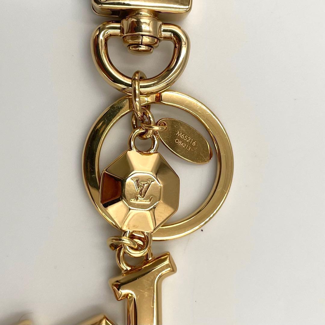 未使用級★LOUIS VUITTON ポルトクレ・ファセット　キーリング
